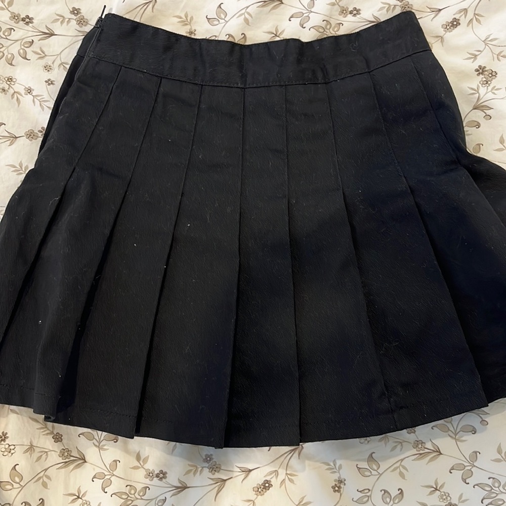 brandy melville black tennis skirt (nwot)